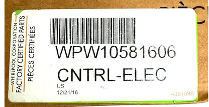 New Replacement for Whirlpool Fridge Control W10581606