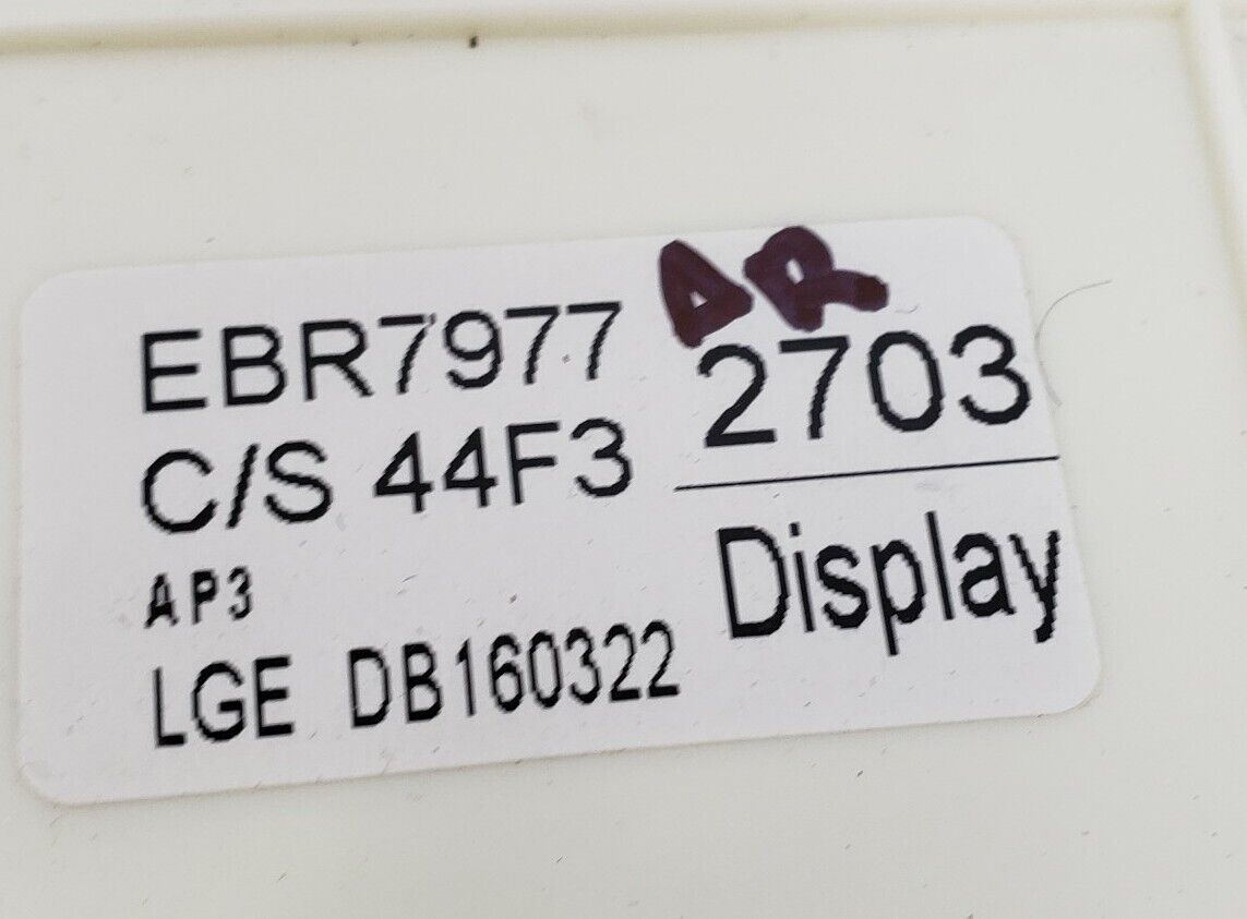 Genuine OEM Replacement for LG Washer Control Board EBR79772703