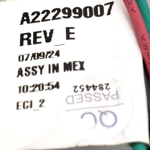 New OEM Replacement for Frigidaire Electric Oven Wire Harness A22299007