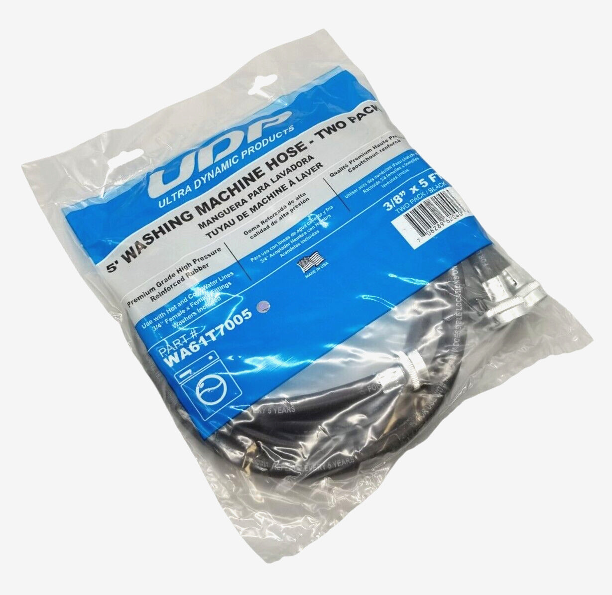 New OEM UDP 5' Washer Hose 2 Pack WA61T7005