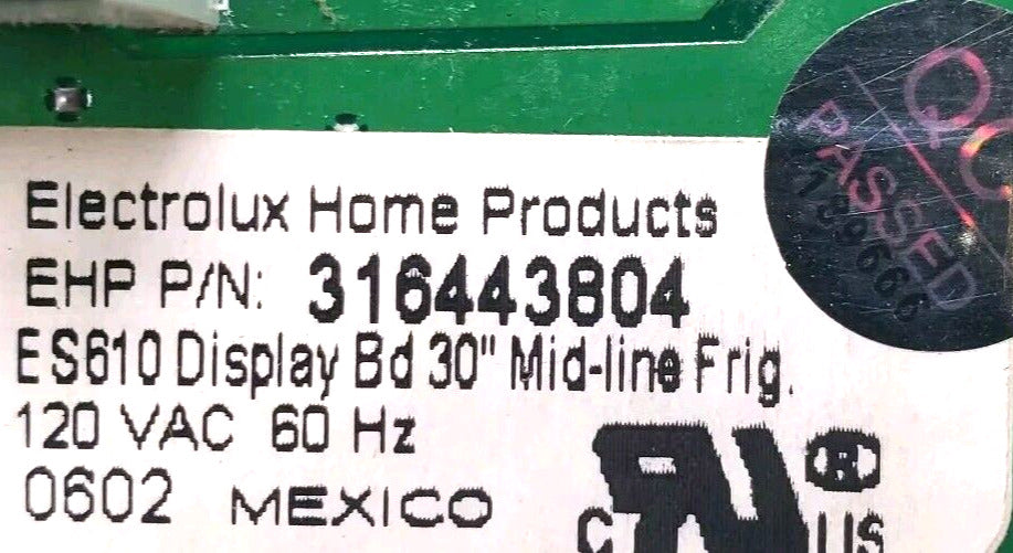 OEM Replacement for Frigidaire Oven Control 316443804   ~ ~