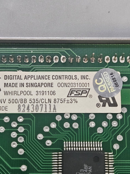 OEM Replacement for Whirlpool Range Control 3191106