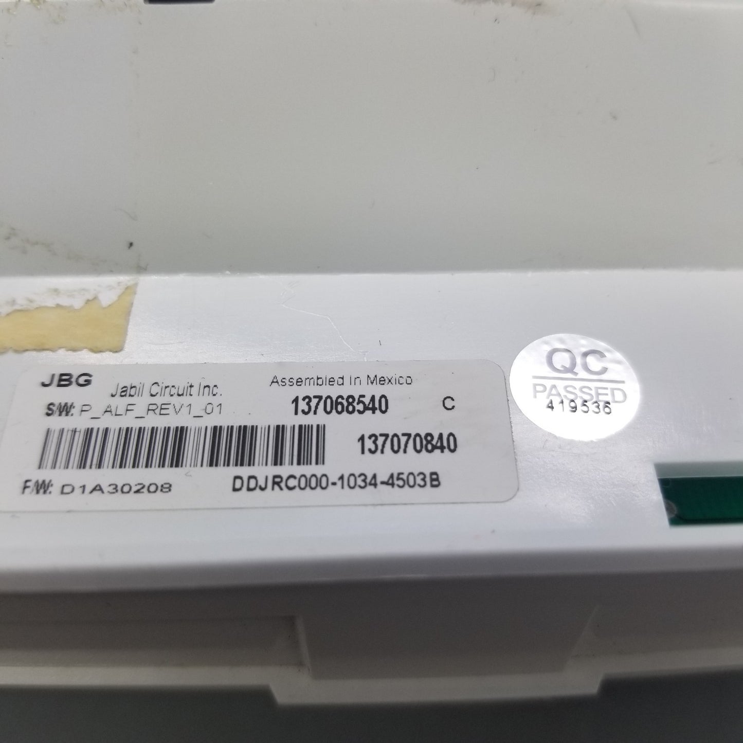 OEM Replacement for Frigidaire Washer Control Board 137068540