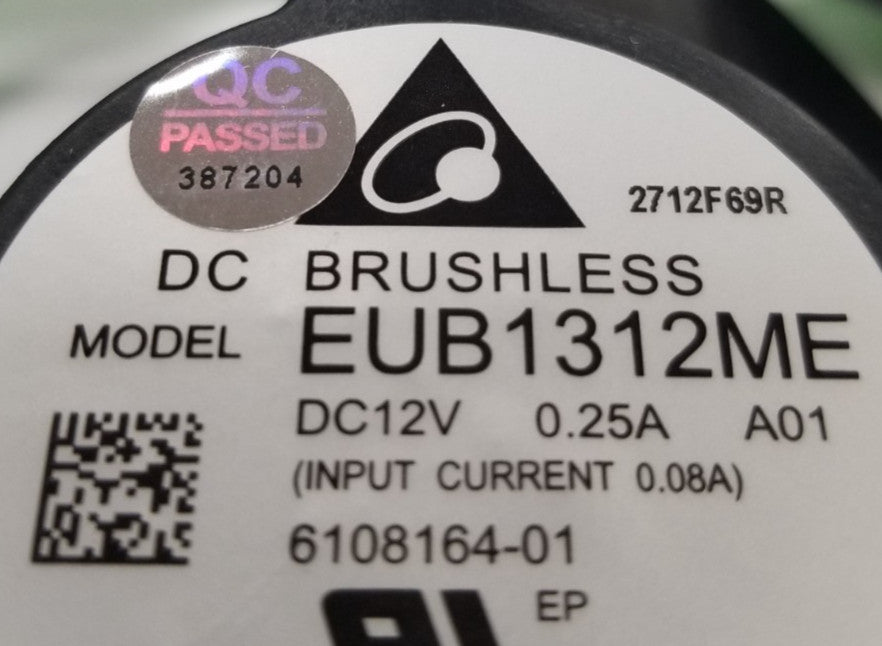 OEM Replacement for Miele Fridge Cooling Fan EUB1312ME