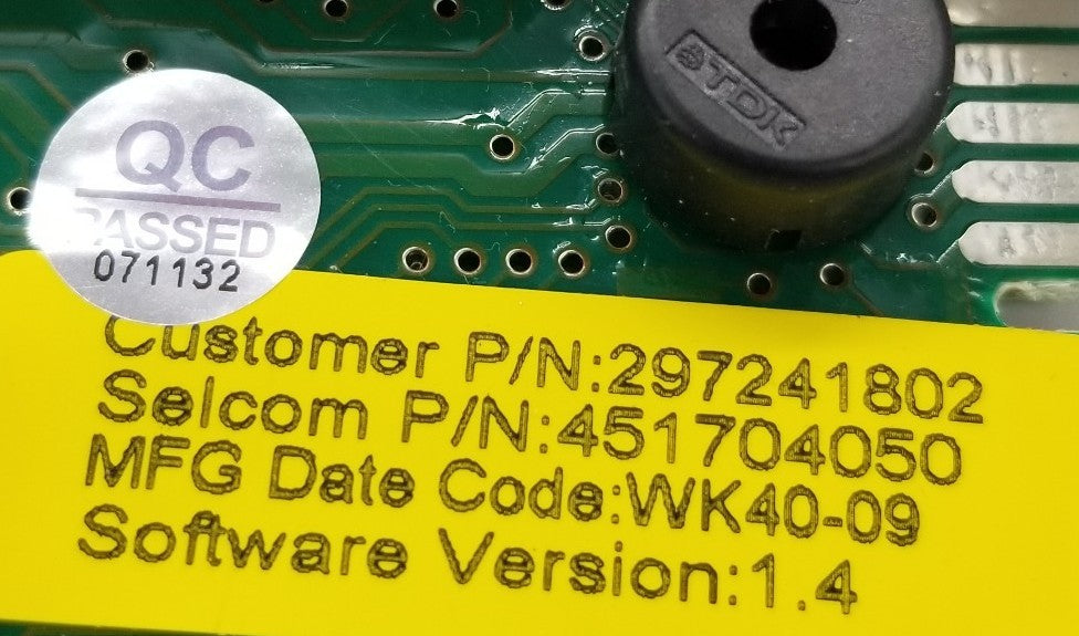 OEM Replacement for Kenmore zer Control 297241802