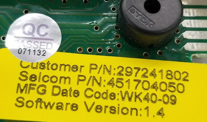 OEM Replacement for Kenmore zer Control 297241802