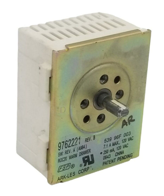 Genuine Replacement for Whirlpool Range Switch 9762221