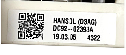 OEM Replacement for Samsung Washer Control DC92-02393A