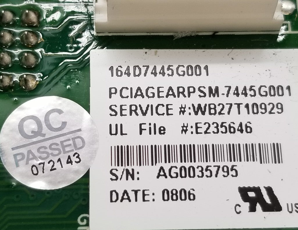 OEM Replacement for GE Range Oven Control 164D7445G001 WB27T10972