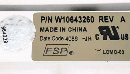 OEM Replacement for Whirlpool Washer Control  W10643260