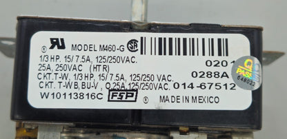 OEM Replacement for Whirlpool Dryer Timer W10113816C