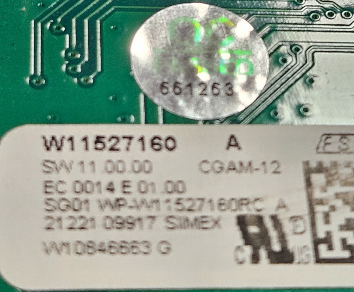 OEM Replacement for Whirlpool Range Control W11527160