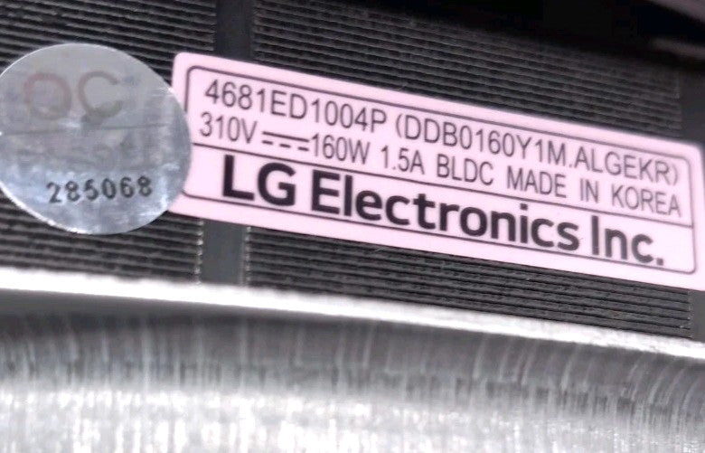 New OEM Replacement for LG Dryer Variable Speed Motor + Fan 4681ED1004P