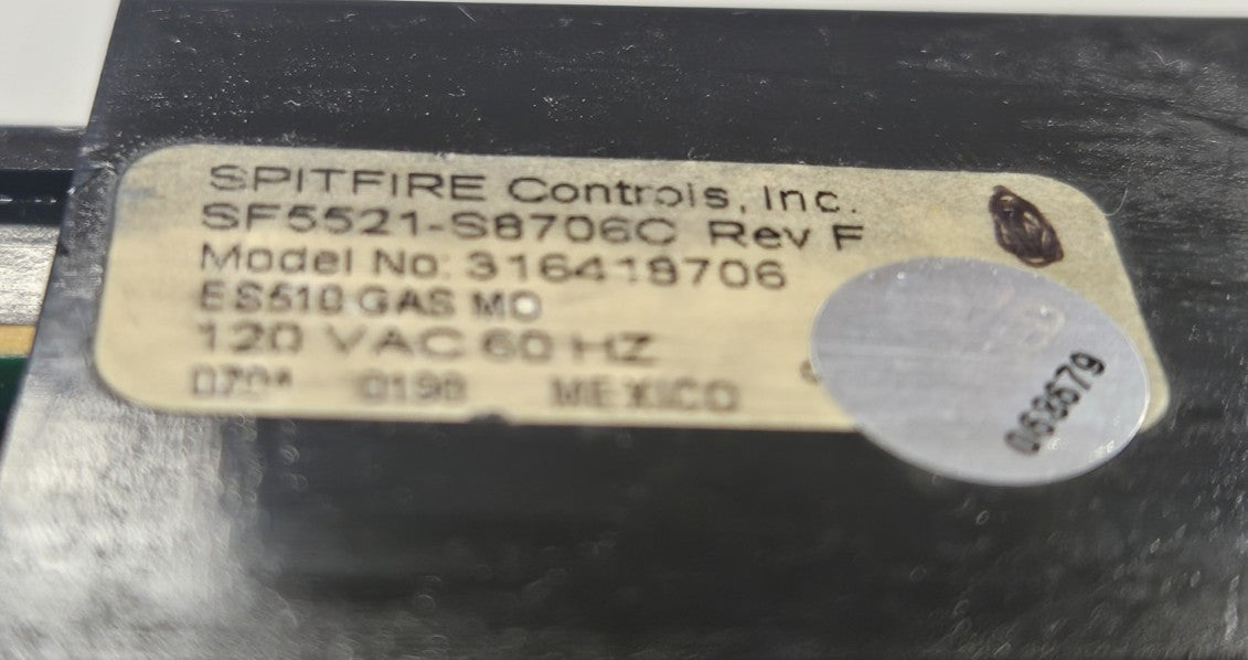 OEM Replacement for Frigidaire Range Control 316418706