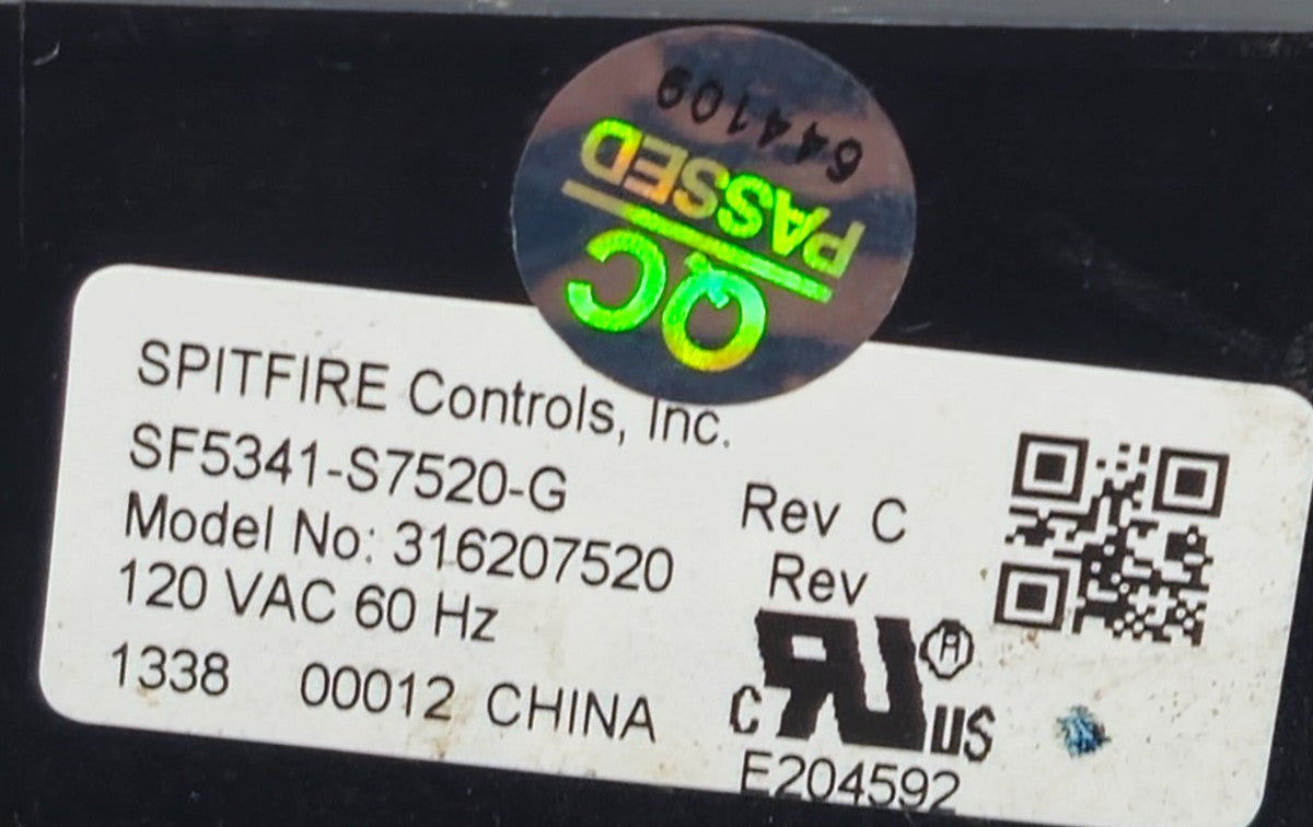OEM Replacement for Frigidaire Range Control 316207520