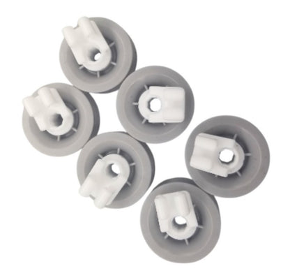 New OEM Replacement for Bosch Dishwasher Rack Wheel (Set of 6) 10032849