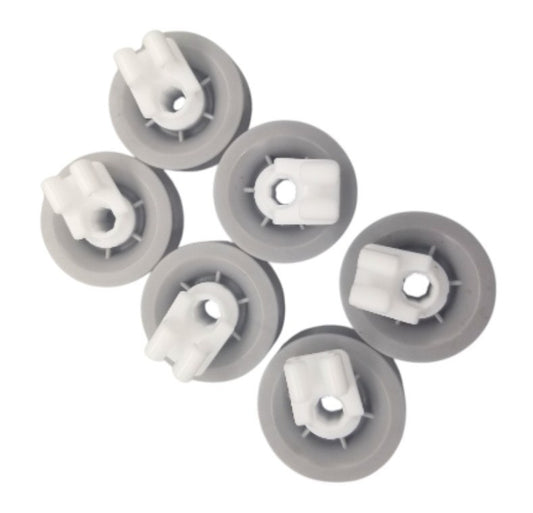New OEM Replacement for Bosch Dishwasher Rack Wheel (Set of 6) 10032849