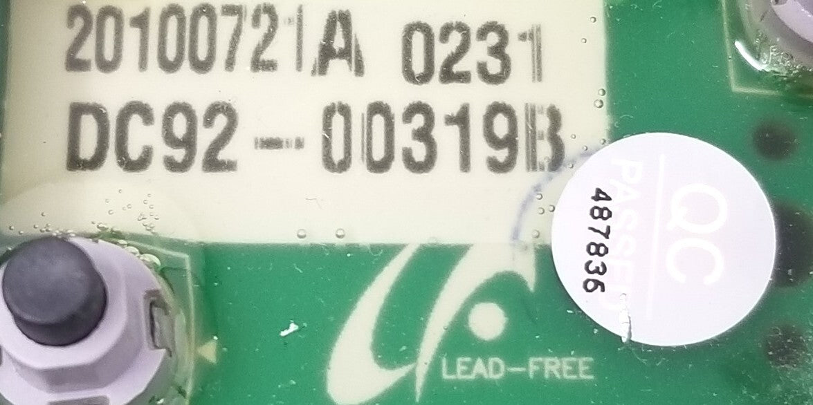 OEM Replacement for Samsung Dryer Control DC92-00319B