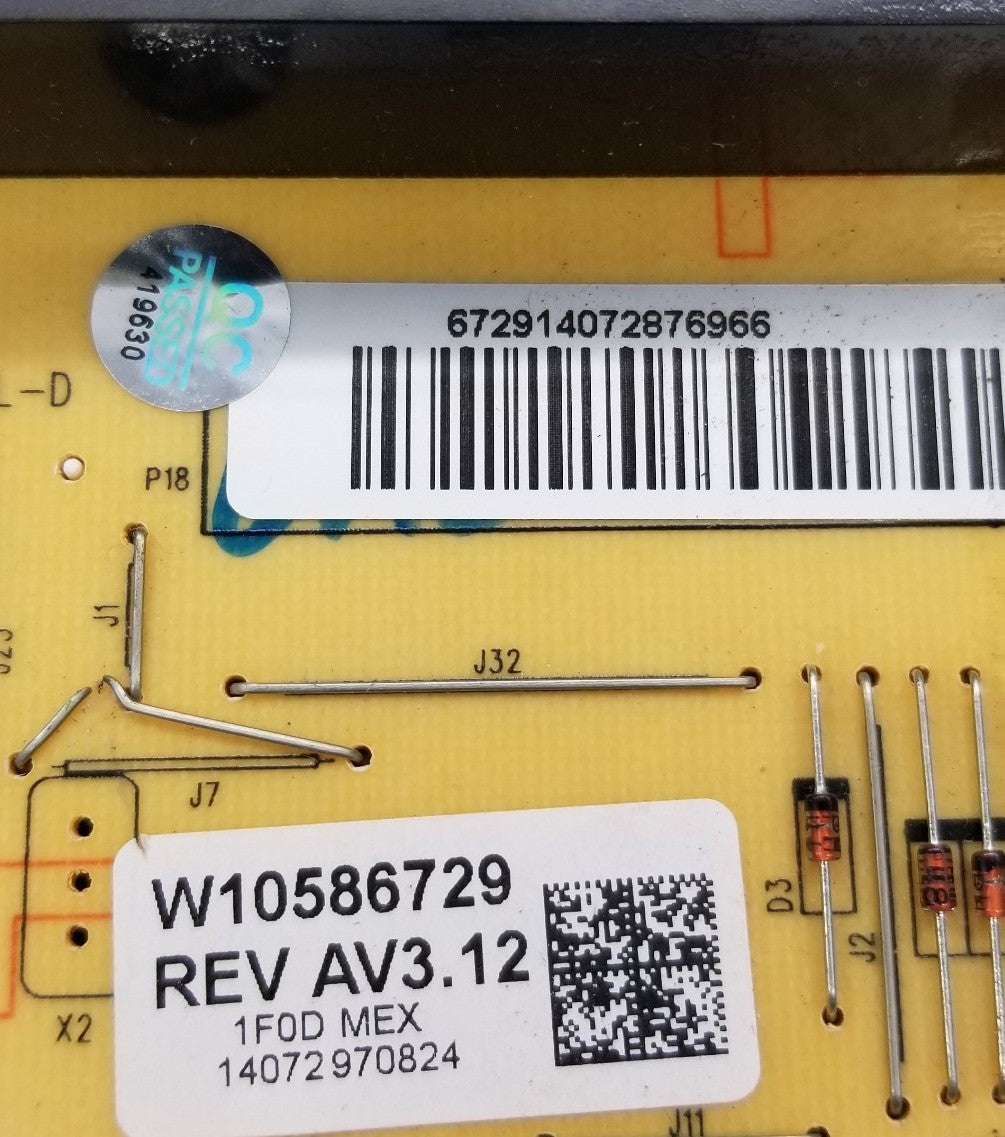 OEM Replacement for Whirlpool Oven Control Board W10586729
