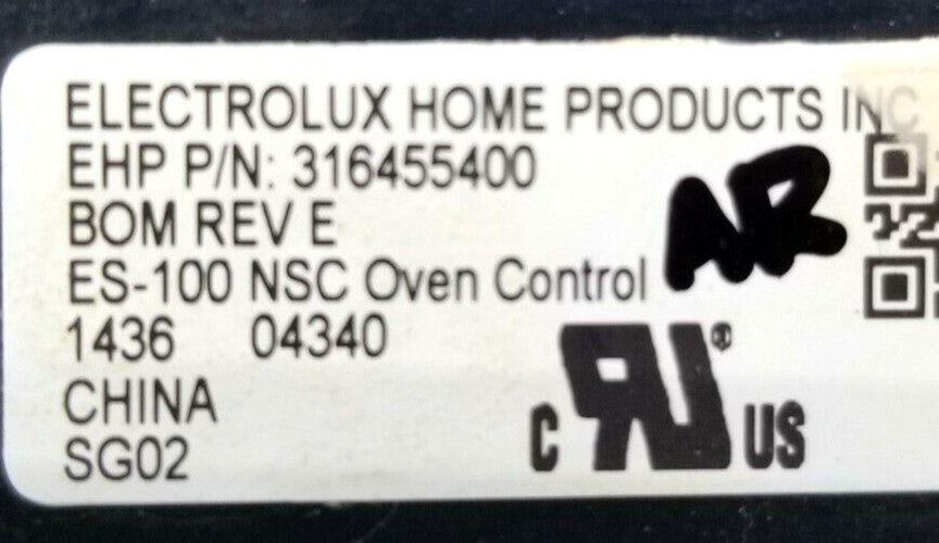 OEM Replacement for Frigidaire Oven Control  316455400