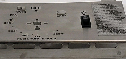 OEM Forno Oven Control Panel 76D507B080002