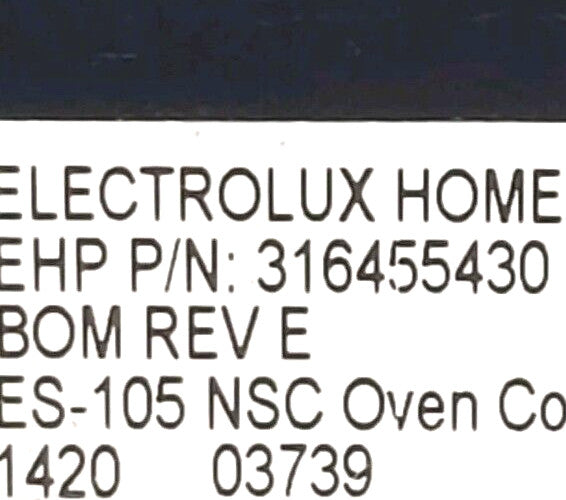 OEM Replacement for Frigidaire Oven Control 316455430