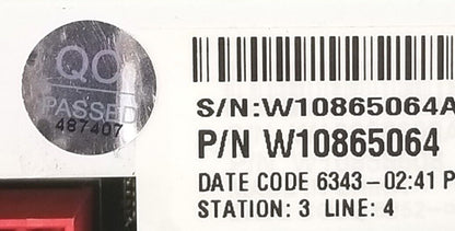 OEM Replacement for Whirlpool Washer Control W10865064