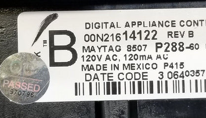 OEM Replacement for Whirlpool Range Control 8507P288-60