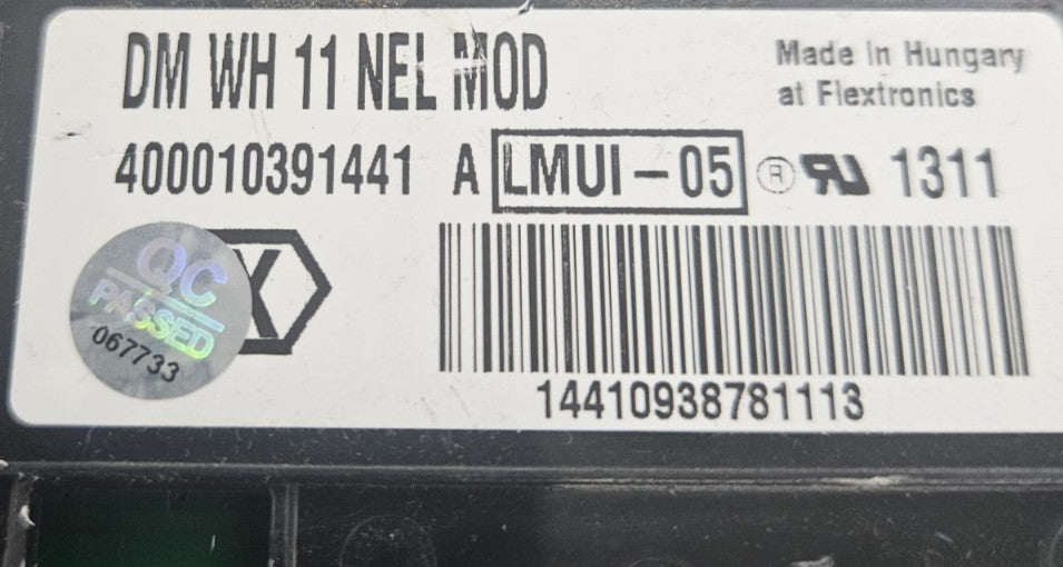 OEM Replacement for Whirlpool Washer Control 4000010391441