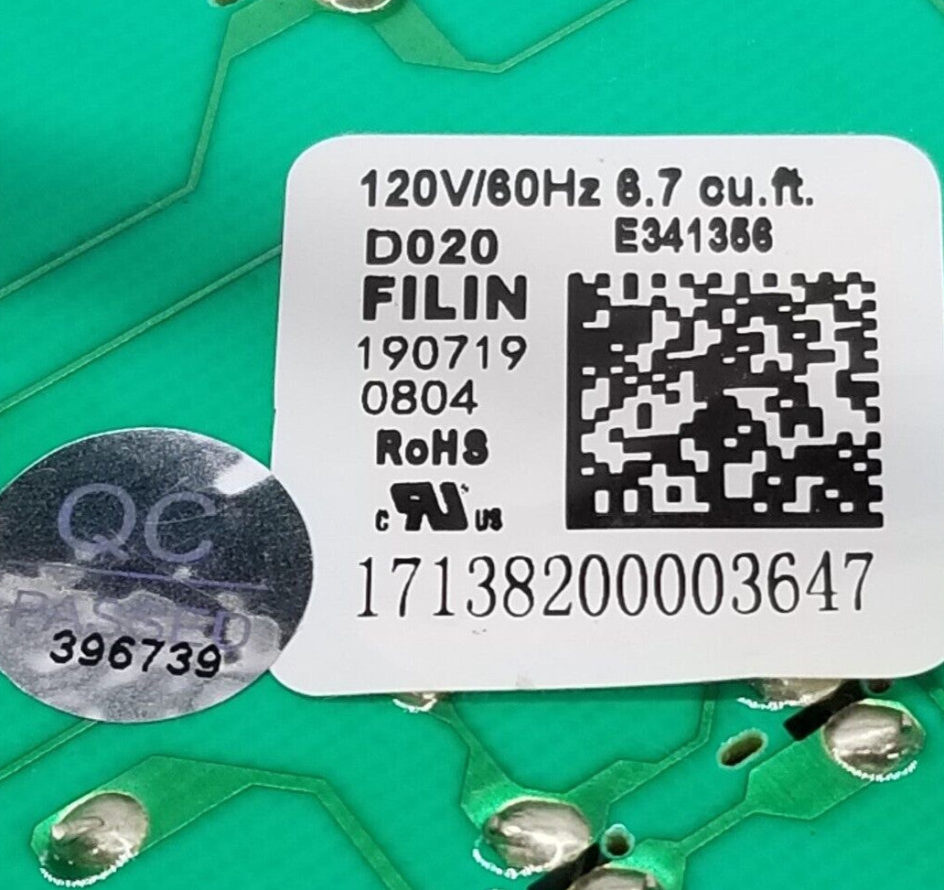 OEM Replacement for Midea Dryer Display Control 17138200003647
