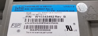 OEM Replacement for Whirlpool Washer Control Board W10343492