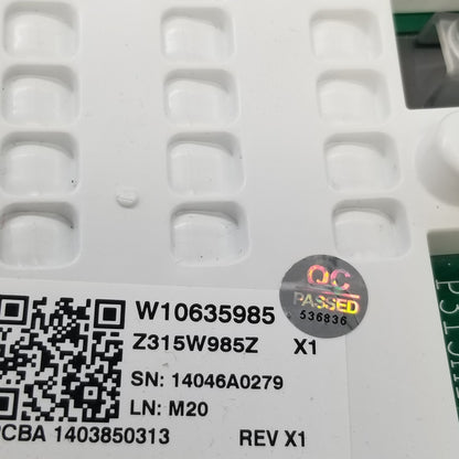OEM Replacement for Whirlpool Washer Control W10635985