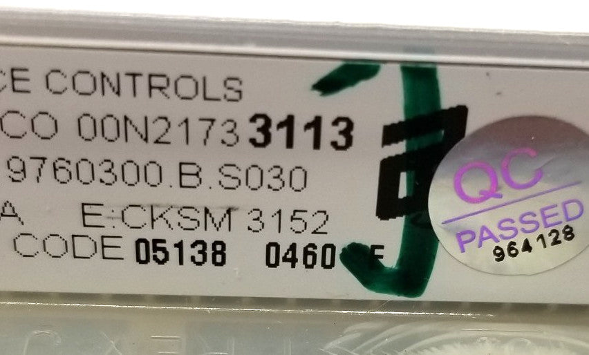 OEM Replacement for Whirlpool Range Board 9760300 WP6610456