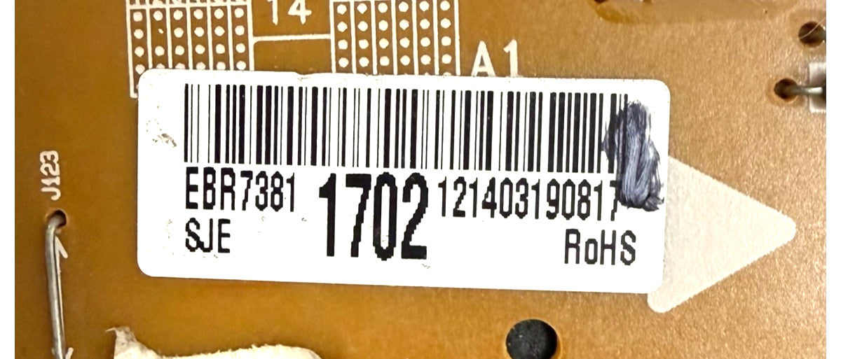 OEM Replacement for LG Gas Range Control EBR73811702