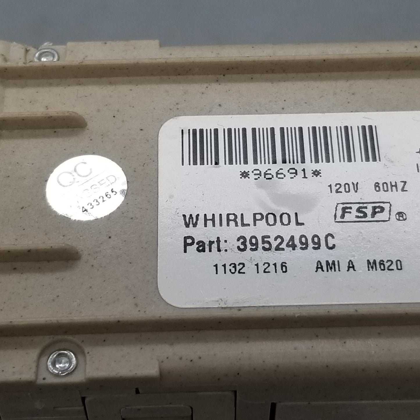OEM Replacement for Whirlpool Washer Timer 3952499C