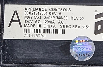 OEM Replacement for Maytag Black Oven Control 8507P348-60