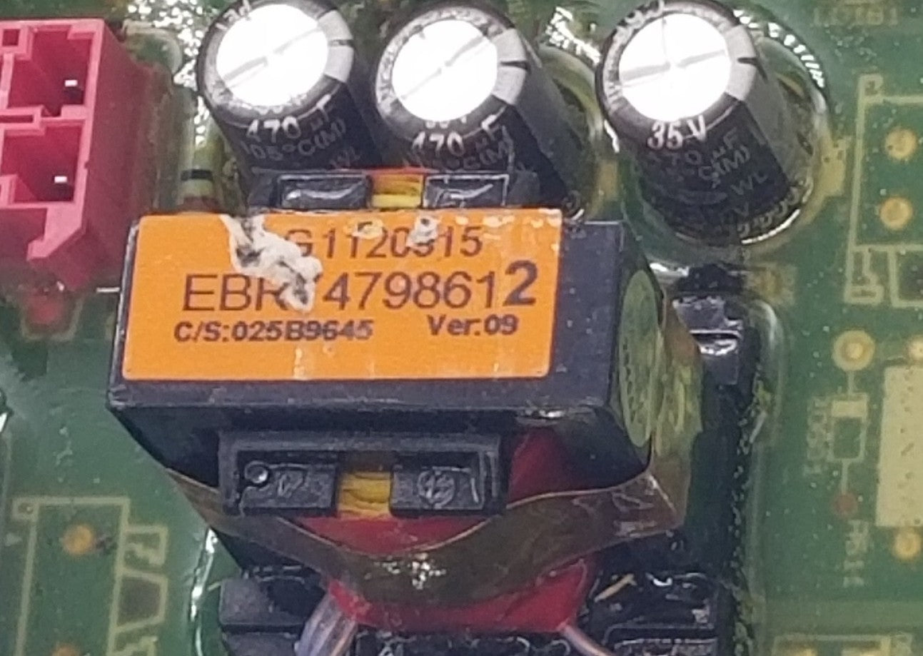 OEM Replacement for LG Washer Control Board EBR74798612