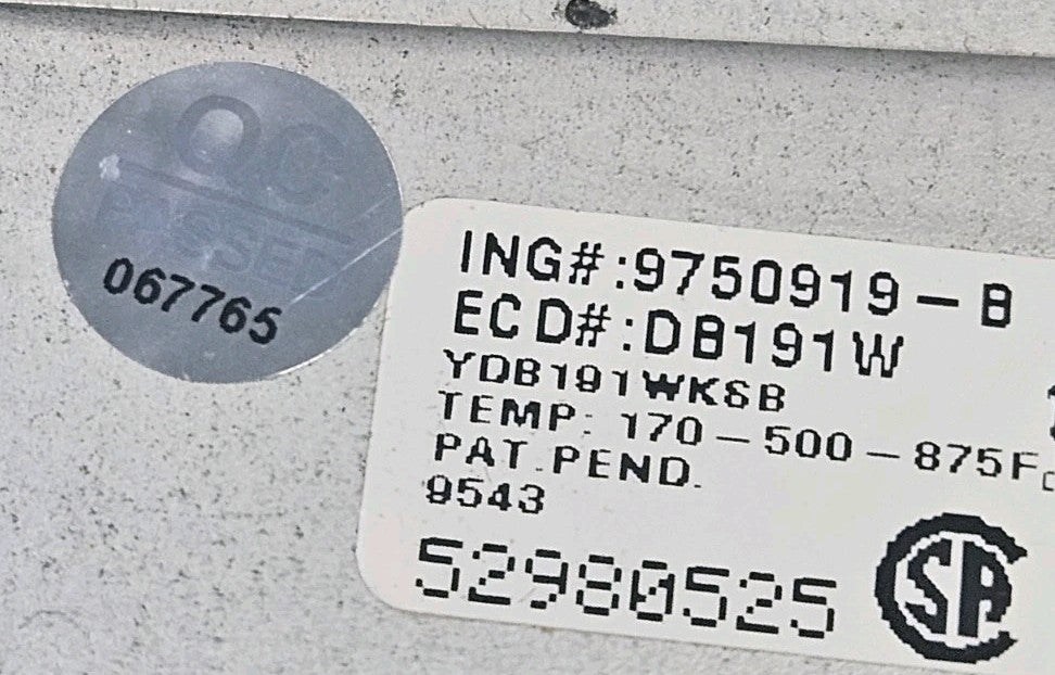 OEM Replacement for KitchenAid Range Control 9750919