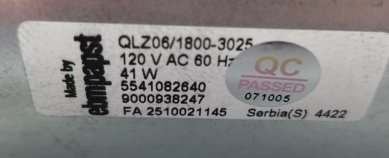 New OEM Replacement for Bosch Range Fan 12003340 9000938247  1- Yr