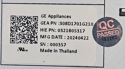 OEM Replacement for GE Dryer Control Board 308D1701G210