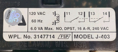 OEM Replacement for Whirlpool Oven Timer Clock 3147714