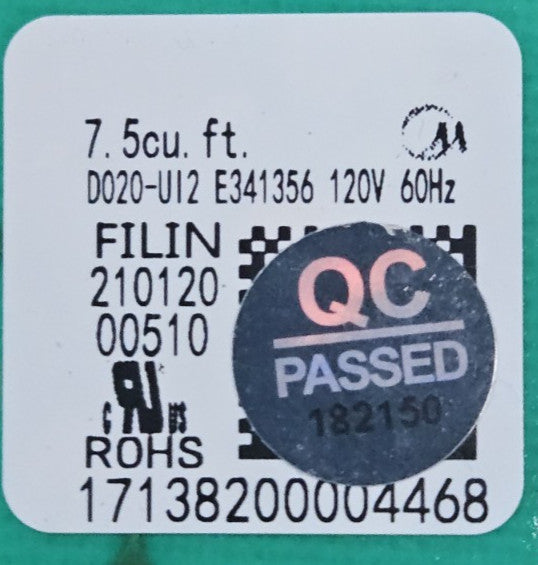 OEM Replacement for Midea Dryer Control Board 17138200004468
