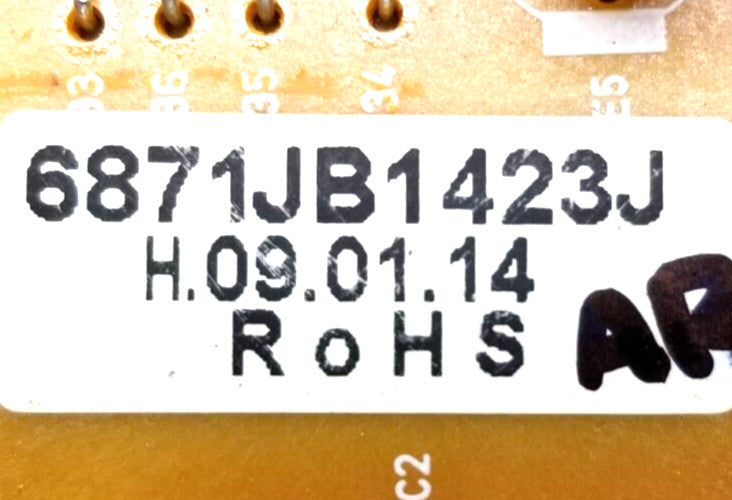 OEM Replacement for LG Fridge Control 6871JB1423J