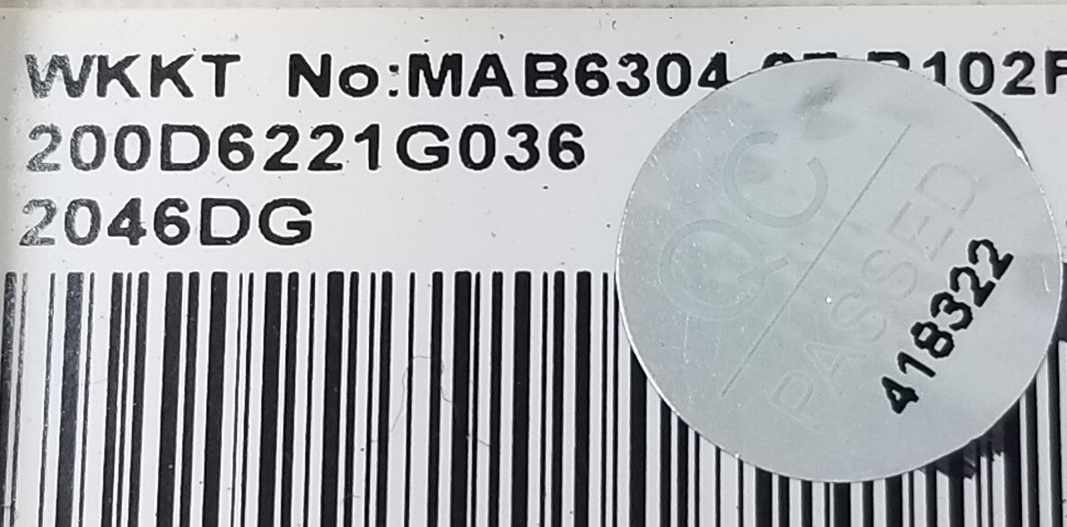 Genuine OEM Replacement for GE Refrigerator Control 200D6221G036