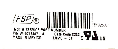 OEM Replacement for Whirlpool Washer Control W10217407