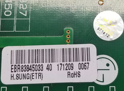 OEM Replacement for LG Refrigerator Control EBR83845033