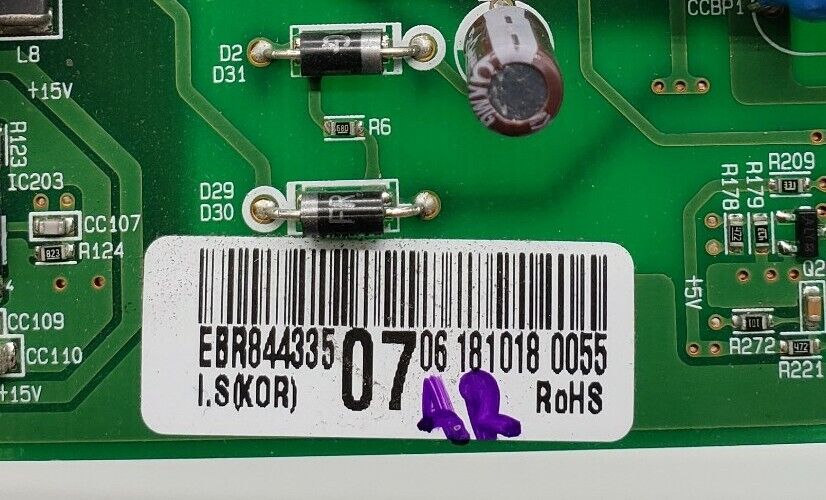 Genuine OEM Replacement for LG Refrigerator Control EBR84433507