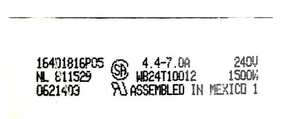OEM Replacement for GE Oven Range Switch 164D1816P05