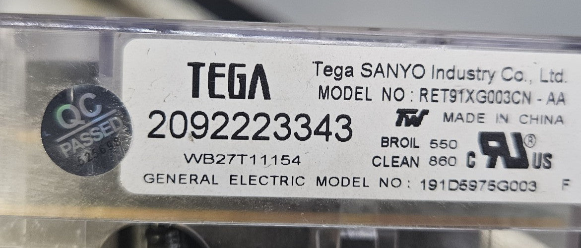 OEM Replacement for GE Range Control Board WB27T11154