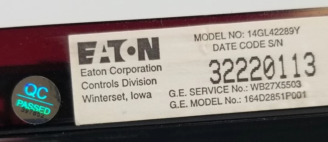 OEM Replacement for GE Range Control Board 164D2851P001
